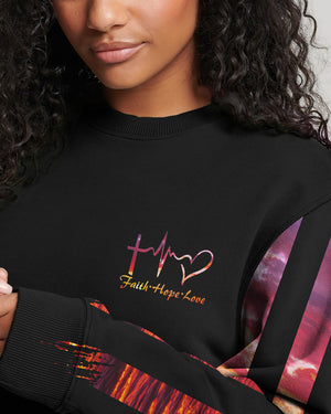 I Can Do All Things Through Christ Sunset Beach Women's All Over Print Shirt - Tlty2506231