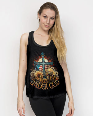 One Nation Under God Women's All Over Print Shirt - Ty2406231