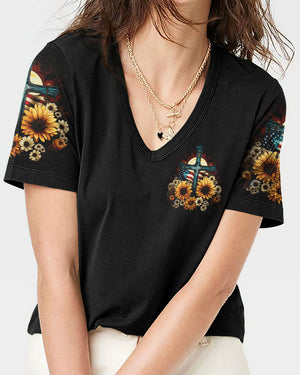 One Nation Under God Women's All Over Print Shirt - Ty2406231