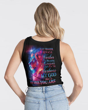 Way Maker Miracle Worker Lion Women's All Over Print Shirt - Tlno04407233