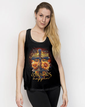 Where There Is Faith Miracles Happen Women's All Over Print Shirt - Tlno0607234