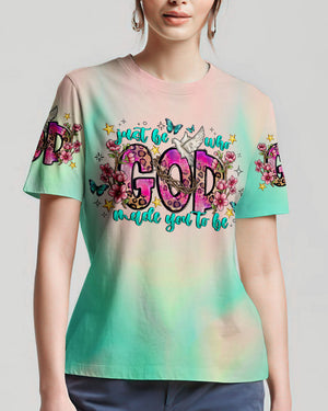 Just Be Who God Made You To Be Women's All Over Print Shirt - Tlno1207234