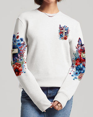 She Loves Jesus And America Too Women's All Over Print Shirt - Tltr2107231