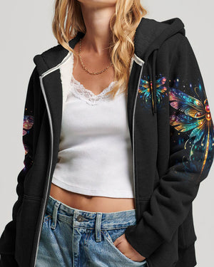 Hope And Faith Are My Wings Dragonfly Women's All Over Print Shirt - Ty0307232
