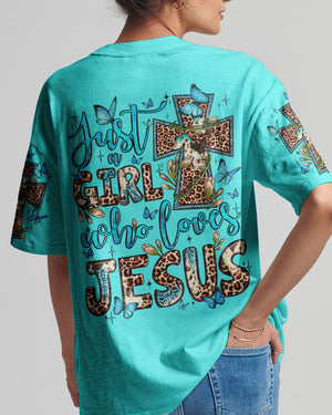 Just A Girl Who Loves Jesus Women's All Over Print Shirt - Ty2406231
