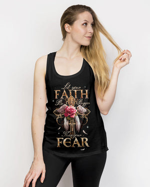 Let Your Faith Be Bigger Than Your Fear Women's All Over Print Shirt - Ty2606231