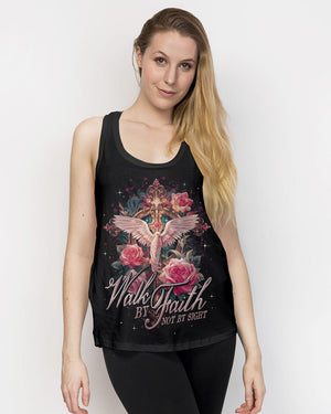 Walk By Faith Not By Sight Women's All Over Print Shirt - Ty2606233