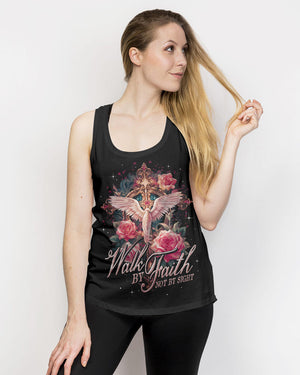 Walk By Faith Not By Sight Women's All Over Print Shirt - Ty2606233