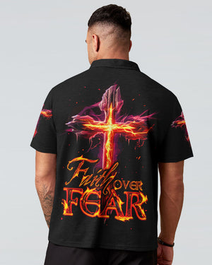 Faith Over Fear Men's All Over Print Shirt - Ty2906231