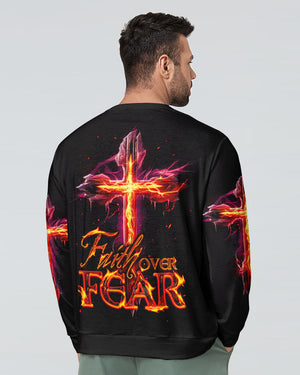 Faith Over Fear Men's All Over Print Shirt - Ty2906231