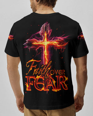 Faith Over Fear Men's All Over Print Shirt - Ty2906231