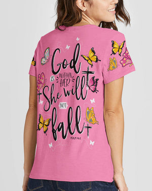 She Will Not Fall Women's All Over Print Shirt - Tytd0307232