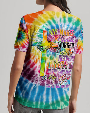 Promise Keeper Light In The Darkness Tie Dye Women's All Over Print Shirt - Tytd2606232