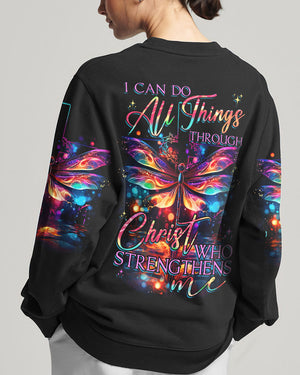 I Can Do All Things Dragonflies Women's All Over Print Shirt - Tytd2706232