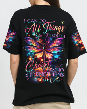 I Can Do All Things Dragonflies Women's All Over Print Shirt - Tytd2706232