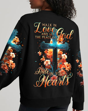 The Peace Of God Rule In Your Hearts Women's All Over Print Shirt - Tytm0307232
