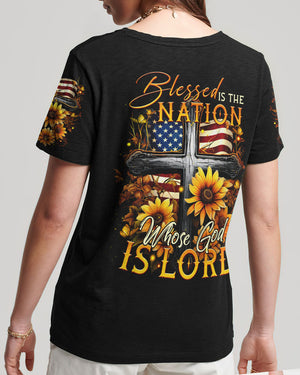 Blessed Is The Nation Whose God Is Lord Women's All Over Print Shirt - Tytm2606231