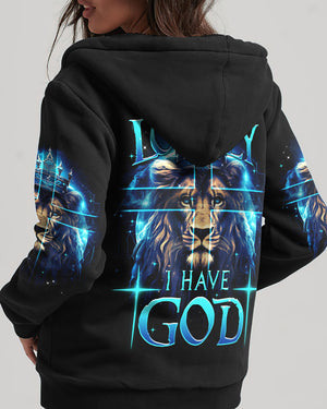 I Have God Lion Women's All Over Print Shirt - Tytm2806234
