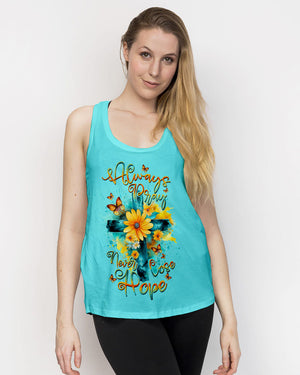 Always Pray Never Lose Hope Cross Women's All Over Print Shirt - Yhdu0307234