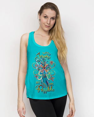 With Jesus All Things Are Possible Women's All Over Print Shirt - Yhdu0407234