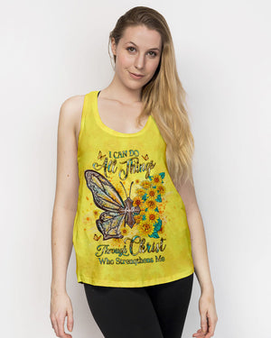 I Can Do All Things Butterfly Women's All Over Print Shirt - Yhhg1107233