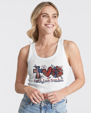 She Loves Jesus and America Women's All Over Print Shirt - Yhln0307234