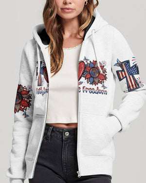 She Loves Jesus and America Women's All Over Print Shirt - Yhln0307234
