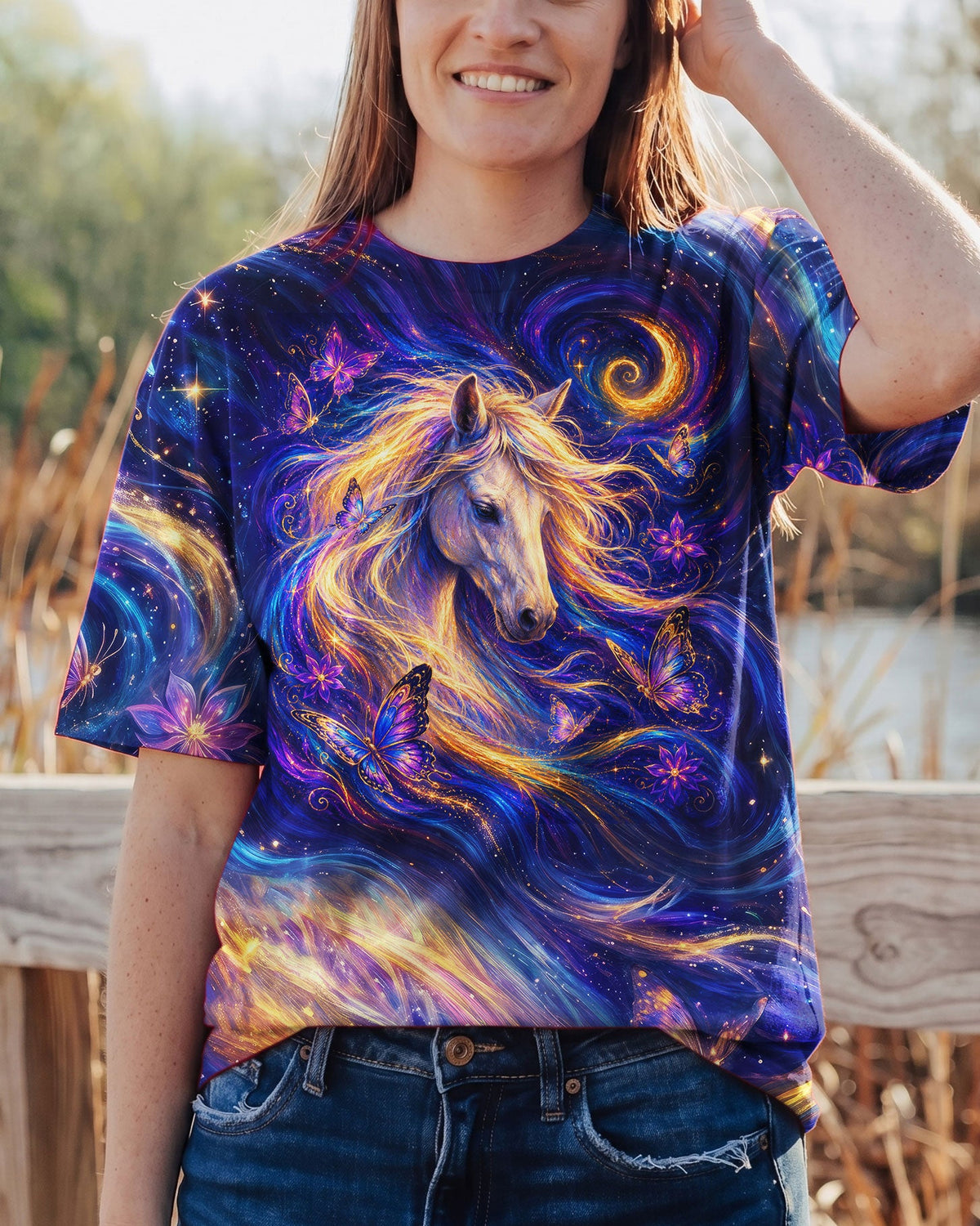 Way Maker Miracle Worker Horse Women's All Over Print Shirt - Tlno1806262