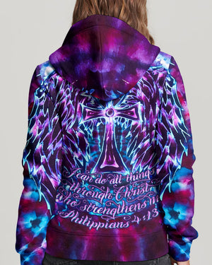 Faith In Light Wing Cross Swirl Women's All Over Print Shirt - Ri3103261