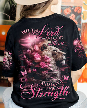Lord Stood With Me Lion Women's All Over Print Shirt - Tlno0807244