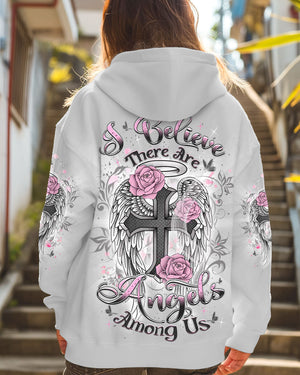 I Believe There Are Angels Among Us Women's All Over Print Shirt - Yhdu1609243