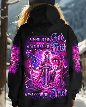 A Child Of God A Woman Of Faith Women's All Over Print Shirt - Yhdu0412242