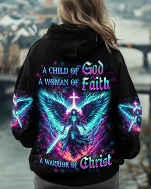 A Child Of God A Woman Of Faith Women's All Over Print Shirt - Yhdu3010241