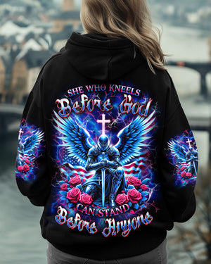 She Who Kneels Before God Women's All Over Print Shirt - Yhdu0111242