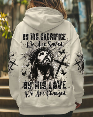 By His Sacrifice We Are Saved Women's All Over Print Shirt - Yhdu0502254
