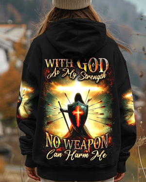 With God As My Strength Women's All Over Print Shirt - Yhdu1302253