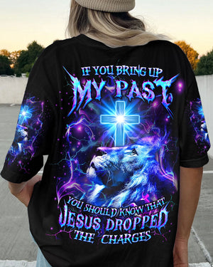 Jesus Dropped The Charges Lion Women's All Over Print Shirt - Yhdu2708241