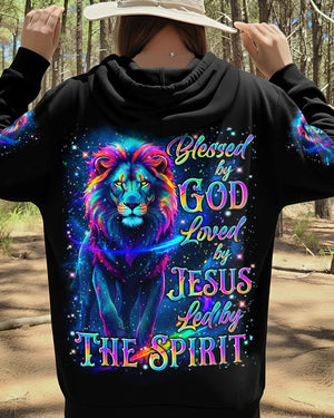 Blessed By God Lion Women's All Over Print Shirt - Yhln2412251