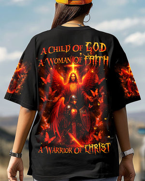 A Child Of God A Woman Of Faith Warrior Women's All Over Print Shirt - Tlnz2507253