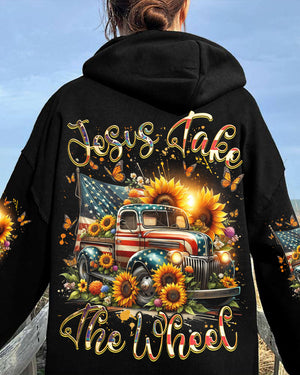 Jesus Take The Wheel Women's All Over Print Shirt - Tlnz0102244