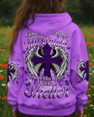 God Is My Refuge Women's All Over Print Shirt - Tyqy1509252