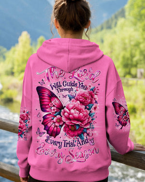 The Lord Will Guide You Butterfly Women's All Over Print Shirt - Tyqy0701261