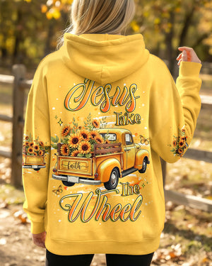 Jesus Take The Wheel Sunflower Women's All Over Print Shirt - Yhhg2601261