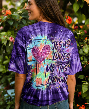 Jesus Loves Me This I Know Women's All Over Print Shirt - Tlhg1704263