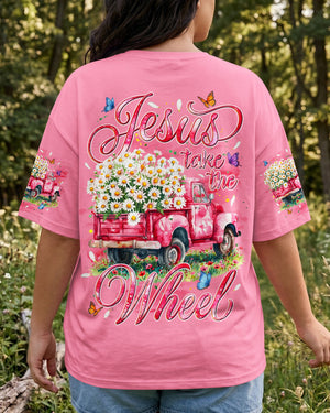 Jesus Take The Wheel Daisy Truck Women's All Over Print Shirt - Tyqy0308262