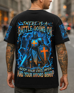 Keep Your Eyes Open And Your Sword Sharp Men's All Over Print Shirt - Yhln1007253