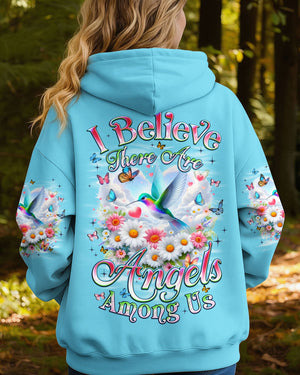 I Believe There Are Angels Among Us Hummingbird Women's All Over Print Shirt - Tyqy0602262