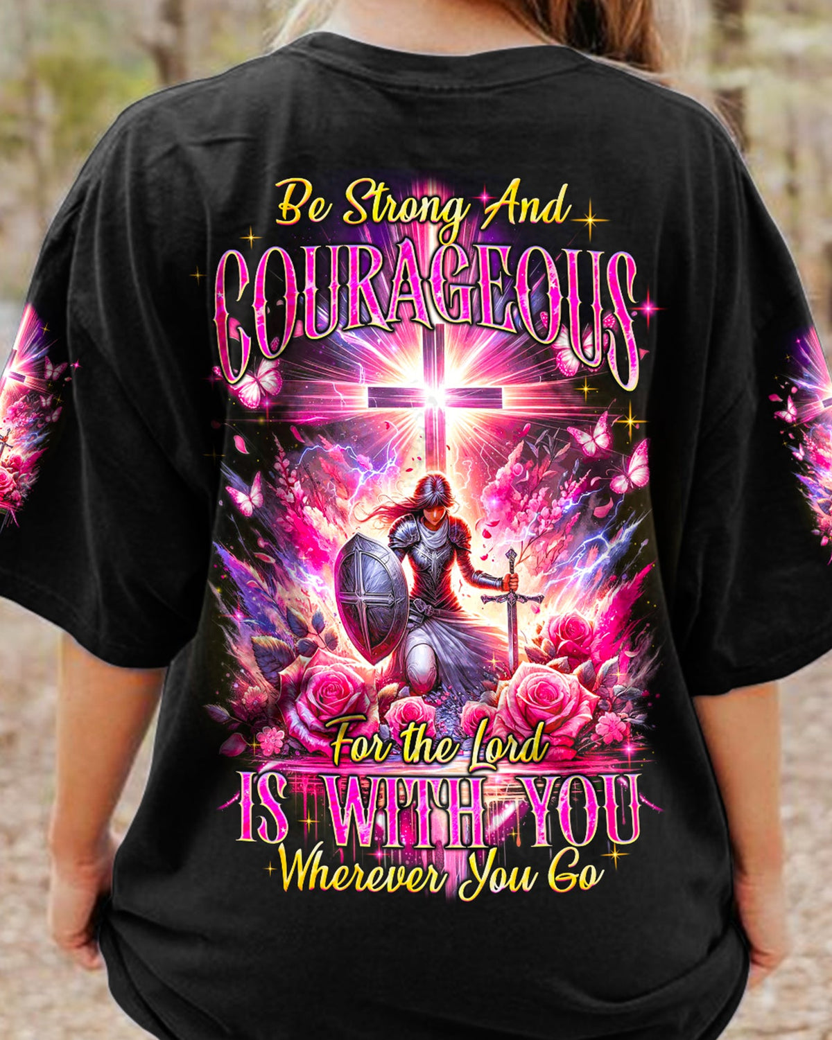 Be Strong And Courageous Women's All Over Print Shirt - Tyqy1812233