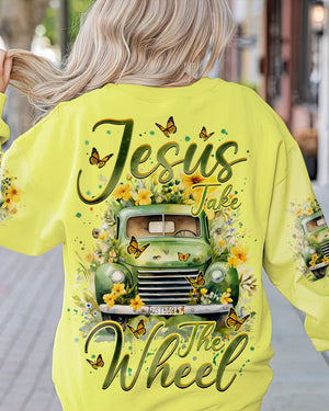 Jesus Take The Wheel Truck Flower Women's All Over Print Shirt - Tlnz2612233