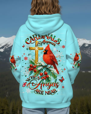 When Cardinals Appear Angels Are Near Women's All Over Print Shirt - Yhhg2810251